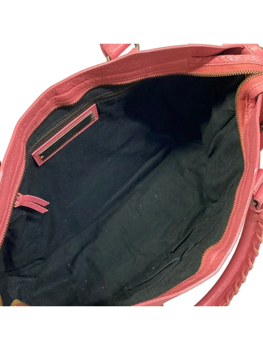 Balenciaga Handbag the City Pink Leather